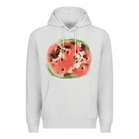 Dove Grey watermelon cowhide patch3 Premium Hoodie - JahusDesignShop