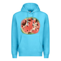 Ocean Blue watermelon cowhide patch3 Premium Hoodie - JahusDesignShop