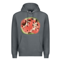 Rock watermelon cowhide patch3 Premium Hoodie - JahusDesignShop