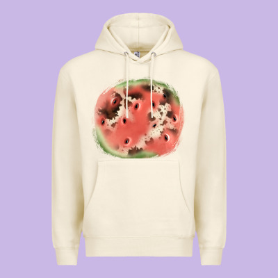 Watermelon Cowhide Patch3 Premium Hoodie Designed By Jahusdesignshop
