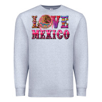 Heather Grey love mexico Premium Sweatshirt - CTS Tumbler Store