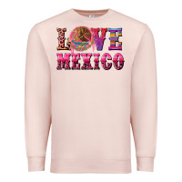Pale Pink love mexico Premium Sweatshirt - CTS Tumbler Store