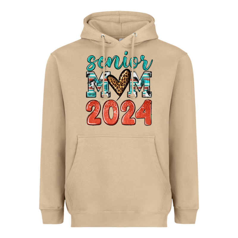 Senior Mom 2024 Tbw Heavyweight Hoodie by texasbilliewilder | Teevron