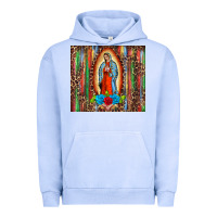 Pigment Grape Ice our lady of Guadalupe serape Urban Hoodie - BarkalooDesign