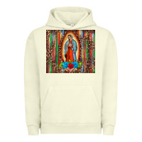 Pigment Pistachio our lady of Guadalupe serape Urban Hoodie - BarkalooDesign