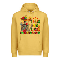 Antique Gold dia de los muertos Premium Hoodie - AdoDesignShop