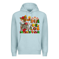 Blue Mist dia de los muertos Premium Hoodie - AdoDesignShop