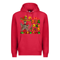 Cardinal dia de los muertos Premium Hoodie - AdoDesignShop