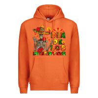Carrot dia de los muertos Premium Hoodie - AdoDesignShop