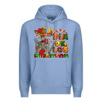 Colony Blue dia de los muertos Premium Hoodie - AdoDesignShop
