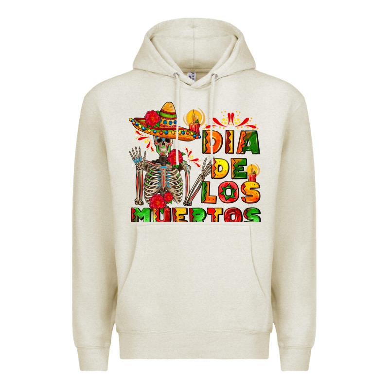 Dia De Los Muertos Premium Hoodie by AdoDesignShop | Teevron