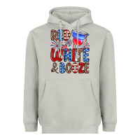 Red White And Booze Heavyweight Hoodie | Teevron