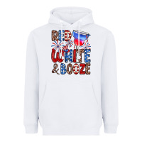 White red white and booze Heavyweight Hoodie - Zillion Design Studio