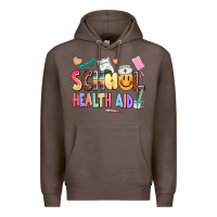 Coffee school healt aid Premium Hoodie - AdoDesignShop