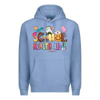 Colony Blue school healt aid Premium Hoodie - AdoDesignShop