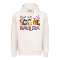 Pale Pink school healt aid Premium Hoodie - AdoDesignShop