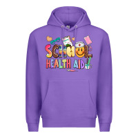 Purple school healt aid Premium Hoodie - AdoDesignShop