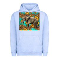 Pigment Grape Ice western sunflowers elephant Urban Hoodie - LillyAllenDesigns