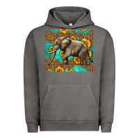 Pigment Tornado western sunflowers elephant Urban Hoodie - LillyAllenDesigns