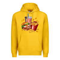 Lemon hamburger potatoes and coke Premium Hoodie - AdoDesignShop