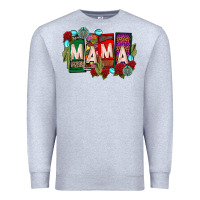 Heather Grey mama chingona Premium Sweatshirt - CTS Tumbler Store
