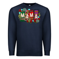 Navy mama chingona Premium Sweatshirt - CTS Tumbler Store