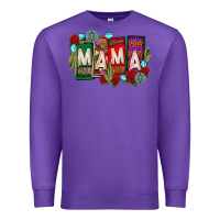 Purple mama chingona Premium Sweatshirt - CTS Tumbler Store