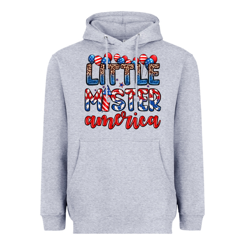 Little Mister America Heavyweight Hoodie by Zillion Design Studio | Teevron