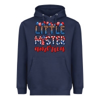 Navy little mister America Heavyweight Hoodie - Zillion Design Studio