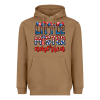 Toasted Coconut little mister America Heavyweight Hoodie - Zillion Design Studio
