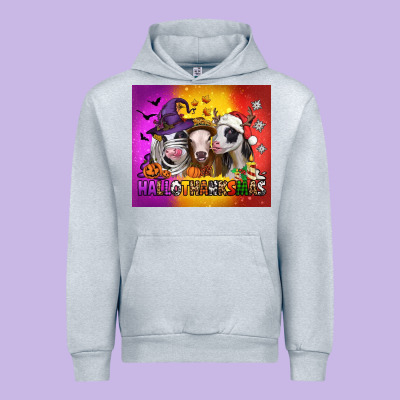 Hallothanksmas Heifers Urban Hoodie Designed By Jasminsmagicworld