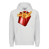 Dove Grey french fries Premium Hoodie - AdoDesignShop