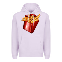 Lilac french fries Premium Hoodie - AdoDesignShop
