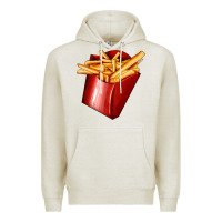 Oatmeal Heather french fries Premium Hoodie - AdoDesignShop