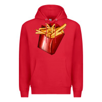 Red french fries Premium Hoodie - AdoDesignShop