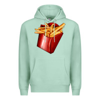 Seafoam french fries Premium Hoodie - AdoDesignShop