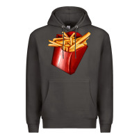 Smoke french fries Premium Hoodie - AdoDesignShop