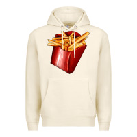 Tofu french fries Premium Hoodie - AdoDesignShop