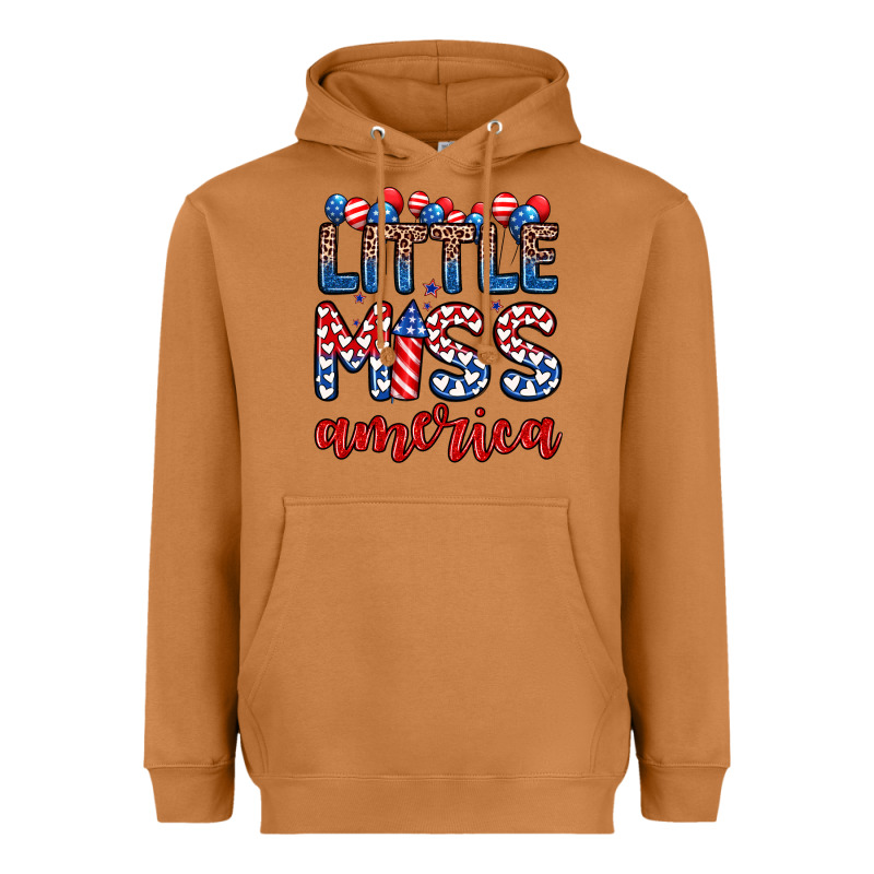 Little Miss America Heavyweight Hoodie by Zillion Design Studio | Teevron