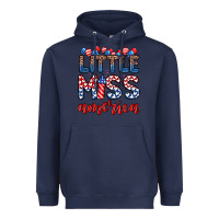 Navy little miss America Heavyweight Hoodie - Zillion Design Studio