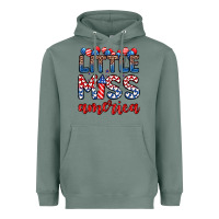 Sage little miss America Heavyweight Hoodie - Zillion Design Studio