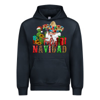 Navy feliz navidad Spanish Christmas Urban Hoodie - Jasminsmagicworld