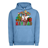 Pigment Pebble Blue feliz navidad Spanish Christmas Urban Hoodie - Jasminsmagicworld
