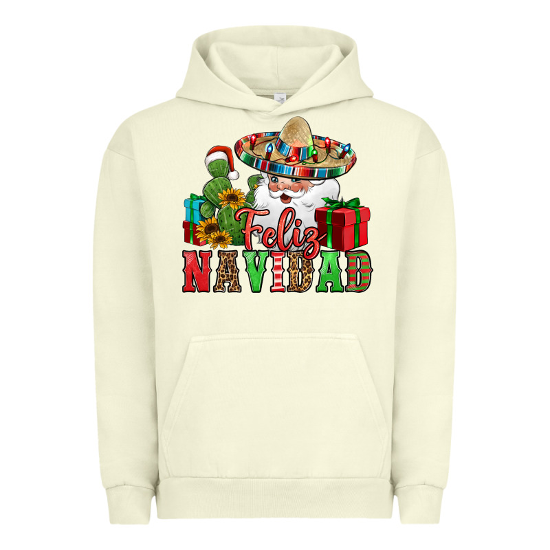 Feliz Navidad Spanish Christmas Urban Hoodie by Jasminsmagicworld | Teevron