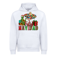 White feliz navidad Spanish Christmas Urban Hoodie - Jasminsmagicworld