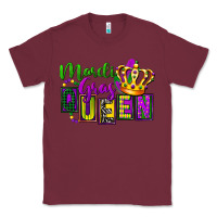 Burgundy mardi gras queen Classic Tee - FaDigitalArtStudio