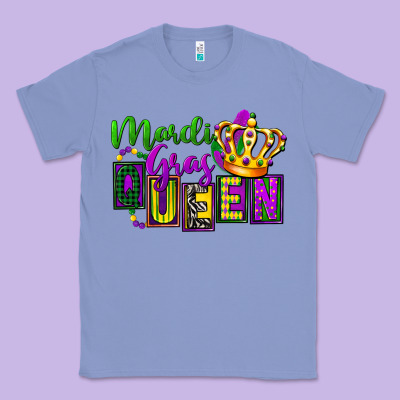 Mardi Gras Queen Classic Tee Designed By Fadigitalartstudio