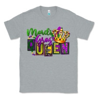 Heather Grey mardi gras queen Classic Tee - FaDigitalArtStudio