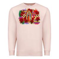 Pale Pink Our Lady of Guadalupe Premium Sweatshirt - CTS Tumbler Store