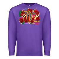 Purple Our Lady of Guadalupe Premium Sweatshirt - CTS Tumbler Store